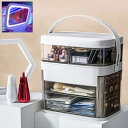 \300円OFFクーポン進呈/メイク道具・ケアグッズ メイクボックス LED 大容量 メイクボックス20210824-5 メイクボックス LED 大容量 ドレッ...