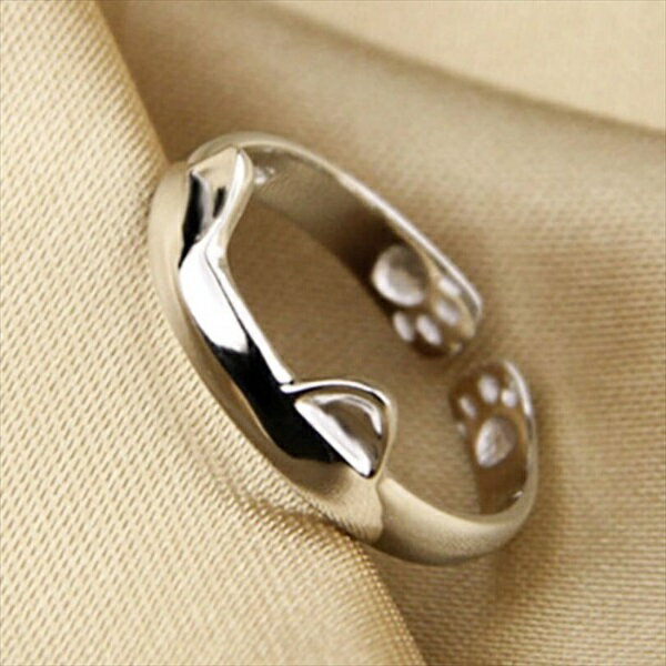 \本日300円クーポン進呈/レディースインディアンジュエリー 指輪 リング リング 猫耳 肉球20220228-3 リング 猫耳 肉球 指輪 ネコ アニマル C...