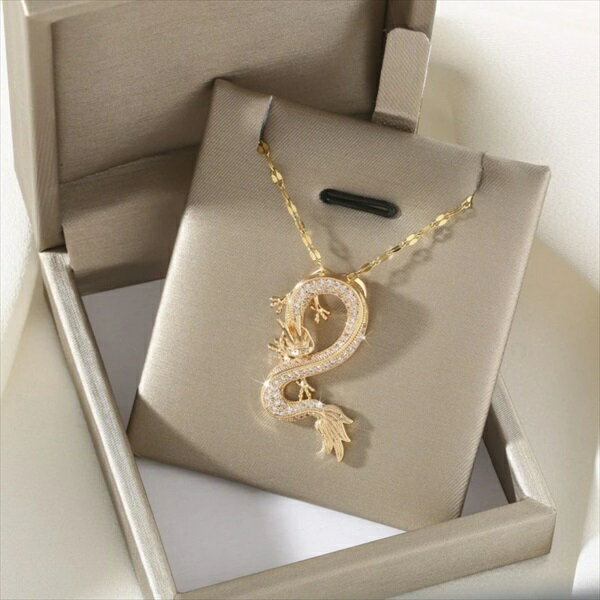 \本日300円クーポン進呈/占い 開運 風水 パワーストーン パワーストーン パワーストーンアクセサリー ネックレス ペンダント 金龍神 ラインストーン ネック...