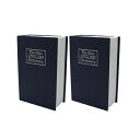 \300円OFFクーポン進呈/インテリア小物 置物 置物 辞書型金庫 2個組a30583 FL-2800 金庫 鍵付き 貴重品 安心 キー 防犯 隠し金庫 書斎 寝室 本型 ブラック 鍵 気付かれない