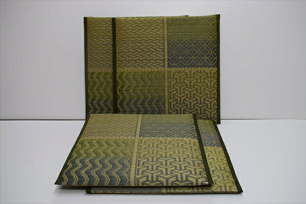 紋織 い草座布団 55×55cm 同色5枚組 クッション 座布団 座布団120002143 日本製 い草 夏 高級感 接客 来客 おもてなし 日常 和室 [3]