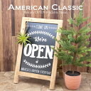 アメリカンクラシックWe are OPEN フォルダブルスタンド 2個セット インテリア小物・置物 サインプレートGB61415 レトロ おしゃれ インパクト ...