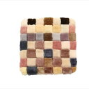 天然羊毛 ムートンモザイク シートクッション 40×40cm クッション・座布団 クッション44486030010 天然羊毛 保温 弾力性 吸湿性 発散性 夏 サラリ エピキューティクル 冬 ほっかほか