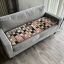 天然羊毛 ムートンモザイク シートクッション 40×120cm クッション・座布団 クッション44486080010 天然羊毛 保温 弾力性 吸湿性 発散性 夏 サラリ エピキューティクル 冬 ほっかほか