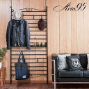 Ariaエリアシリーズ デザインラダーラックパーテーション 幅95cm 収納家具 リビング壁面収納・システム収納jj54-006bk 日本製 店舗 什器 メルヘ...