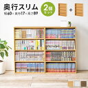 コミックラック 幅60cm 2点セット 収納家具 本棚 ラック カラーボックス オープンラックRCC-1508 コミックラック 奥行スリム 省スペース設計 収納...