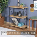 EZBO ツイストロック オープンラック3段 収納家具 本棚・ラック・カラーボックス オープンラック71886 71887 おしゃれ ディスプレイ ラック インテリア 雑貨 飾る 間仕切り 収納 見せる収納 オープンラック 観葉植物