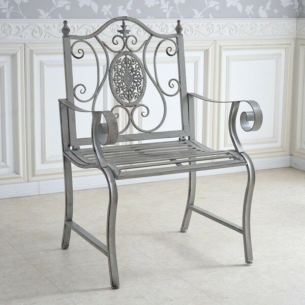 ＼本日300円クーポン進呈／ エクステリア ガーデンファニチャー ガーデンファニチャー チェア アイアン1Pチェアーyts-4249 エレガント ヨーロピアン クラシック 上質 重厚感 テーブル ガーデニング ガーデンファニチャー