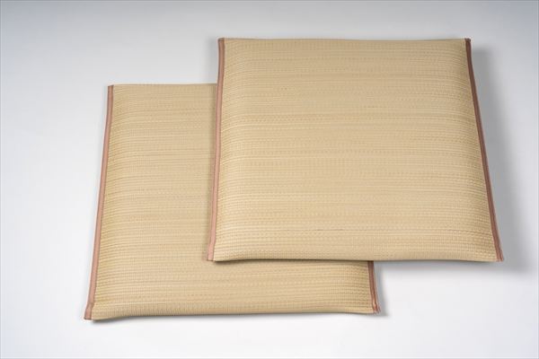 紋織 い草座布団「彩り」55×55cm 2枚組 クッション 座布団 座布団TSN342232 TSN342249 日本製 夏 涼しげ オールシーズン 和室 座布団 クッション 敷物 高級感 接客 来客 おもてなし 日常 国産 い草 [2]