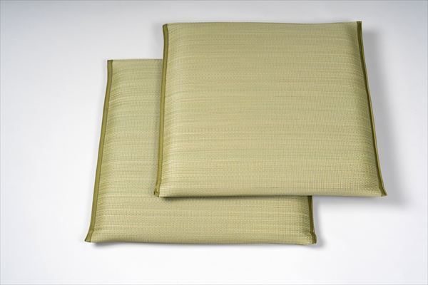 紋織 い草座布団「彩り」55×55cm 2枚組 クッション 座布団 座布団TSN342232 TSN342249 日本製 夏 涼しげ オールシーズン 和室 座布団 クッション 敷物 高級感 接客 来客 おもてなし 日常 国産 い草 [3]