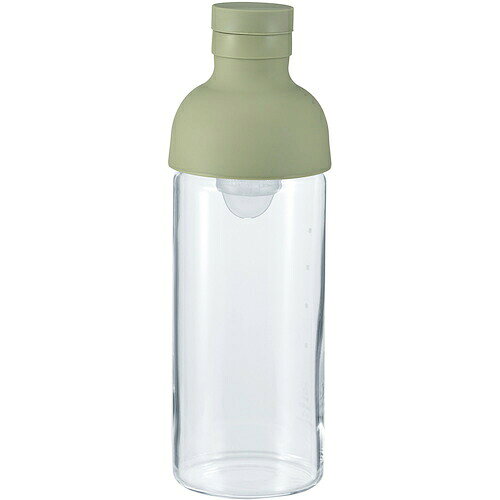 特長 ●ワインボトル型の水出し茶ボトルです。 ●注ぎ口に部分にフィルターがセットされているのでそのまま注ぐことが可能です。 ●750mlサイズと300mlサイズの2サイズをご用意しております。 仕様 ●容量(L)：0.3 ●幅(mm)：70 ●奥行(mm)：68 ●高さ(mm)：206 質量・質量単位 ●300.0g 注意事項 ●ケース割れの場合、運賃に加えて梱包手数料のご負担をお願いしております 【メーカー名】HARIO（株） 【メーカー品番】FIB-30-SG