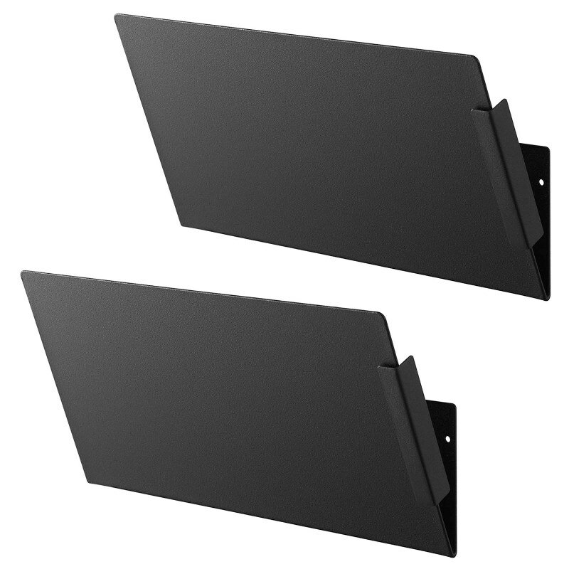 山崎実業 ウォール縦横連結プリント収納ラック タワー 石こうボード壁対応 2個組 ブラック 4903208013444 【品番:01344】