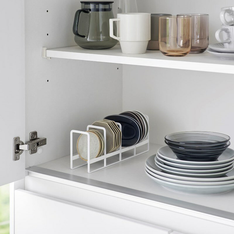 山崎実業　豆皿収納ラック タワー ホワイト 4903208013956　【品番：01395】