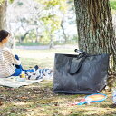 山崎実業 ポリエチレンシート外遊び収納バッグ タワー ワイド ブラック 4903208018470 【品番:01847】