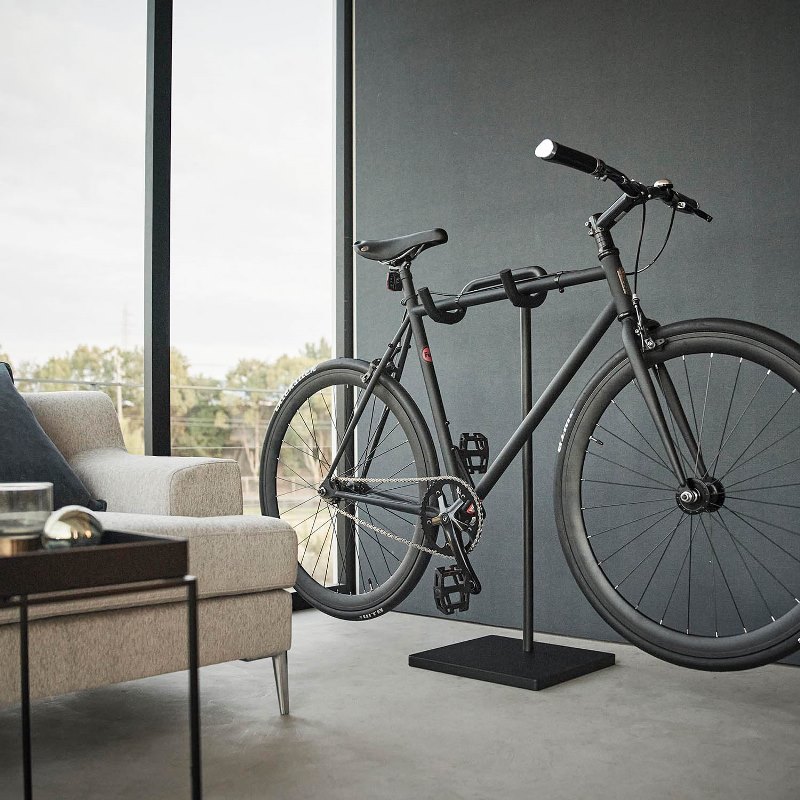山崎実業　自転車スタンド タワー ブラック 4903208019668　【品番：01966】