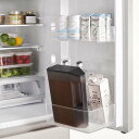 山崎実業 ハンドル付きスリム冷水筒 タワー 2L ブラック 4903208018173 【品番:01817】
