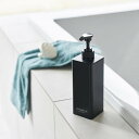 山崎実業 たっぷり洗剤が出るディスペンサー タワー シャンプー ブラック 4903208015394 【品番:01539】