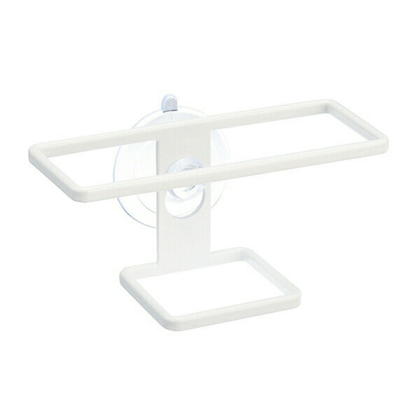 山崎実業　斜めスポンジホルダー アクア　ホワイト　【品番：02934】