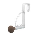 山崎実業 ドアハンガーライト ロング ブラウン 【品番:06355】