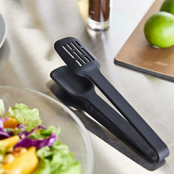 ★山崎実業　シリコーンスプーントング タワー　ブラック　【品番：05194】