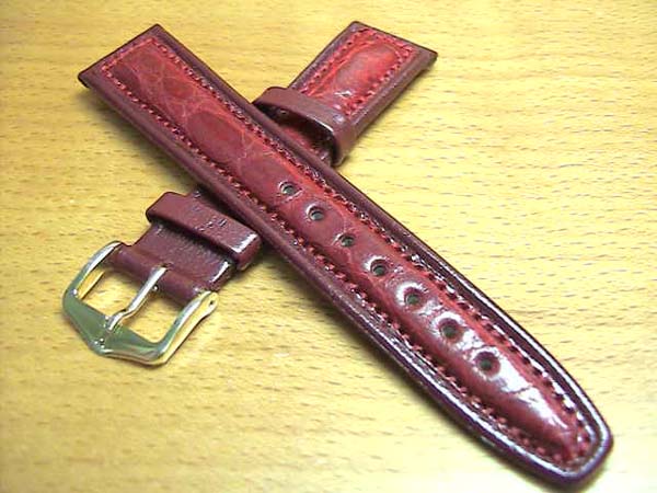 クロコダイル(ワニ)時計バンド 時計ベルト バネ棒 サービス 18mm 腕時計用 時計ベルト 時計用バンド 525円で販売していますバネ棒をサービスでお付けします。