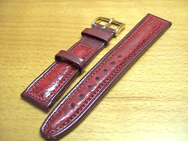 クロコダイル(ワニ)時計バンド 時計ベルト バネ棒 サービス 18mm 腕時計用 時計ベルト 時計用バンド 525円で販売していますバネ棒をサービスでお付けします。