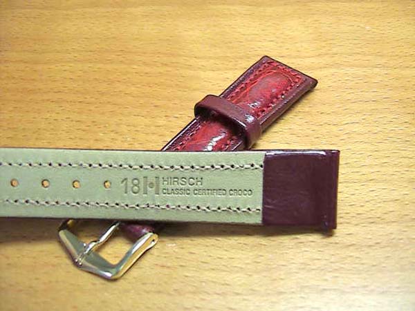 クロコダイル(ワニ)時計バンド 時計ベルト バネ棒 サービス 18mm 腕時計用 時計ベルト 時計用バンド 525円で販売していますバネ棒をサービスでお付けします。