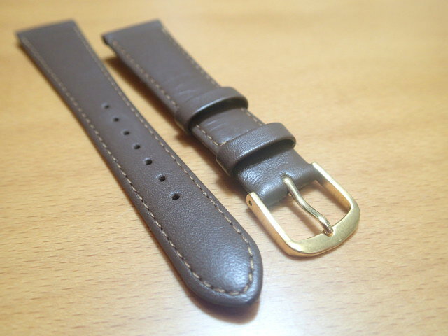 16mm〜20mm 時計バンド (腕時計) ベルト カーフ 牛革 バネ棒 サービス チョコ (こげ茶) 腕時計用 時計ベルト 時計用バンド 525円で販売しています バネ棒をサービスでお付けします
