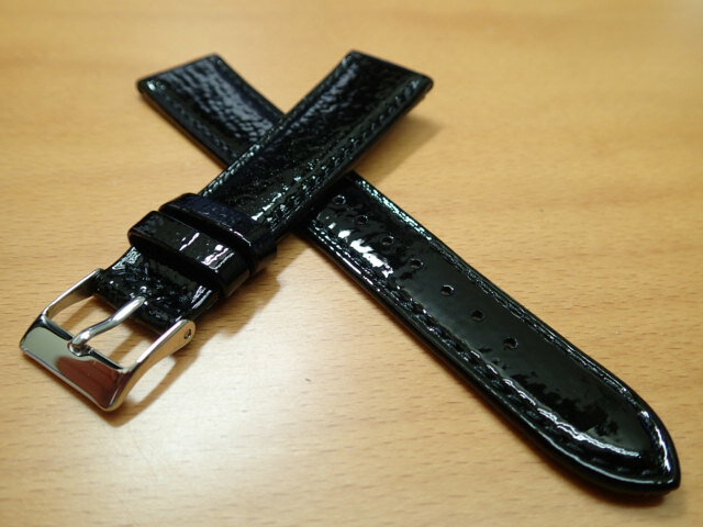18mm 時計バンド (腕時計） ベルト カーフ 牛革 黒 ブラック 腕時計用 時計ベルト 時計用バンド 525円で販売していますバネ棒をサービスでお付けします