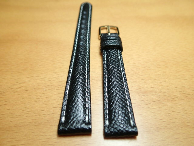 12mm 14mm 時計バンド (腕時計) ベルト カーフ 牛革 黒 (ブラック) バネ棒 サービス 腕時計用 時計ベルト 時計用バンド 525円で販売していますバネ棒をサービスでお付けします