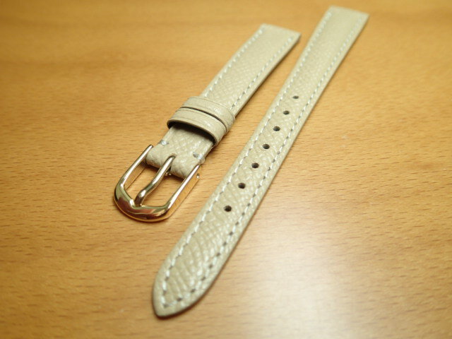 12mm 14mm 時計バンド (腕時計) ベルト カーフ 牛革 ベージュ バネ棒 サービス 腕時計用 時計ベルト 時計用バンド 525円で販売していますバネ棒をサービスでお付けします