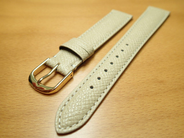 16mm 18mm 時計バンド (腕時計) ベルト カーフ 牛革 ベージュ バネ棒 サービス 腕時計用 時計ベルト 時計用バンド 525円で販売していますバネ棒をサービスでお付けします