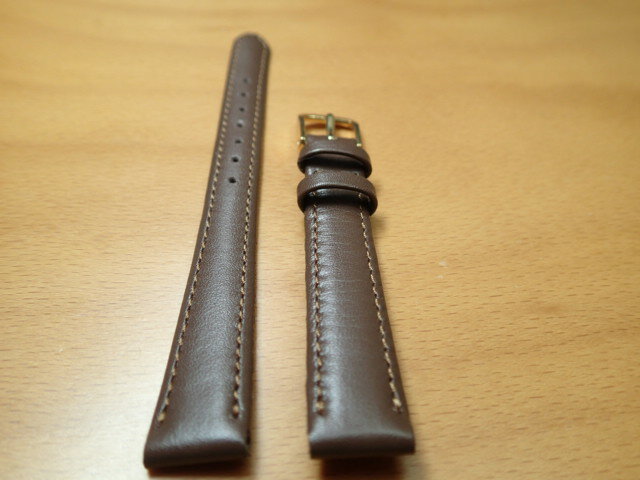 11mm 〜 15mm 時計バンド (腕時計) ベルト カーフ 牛革 チョコ (こげ茶) バネ棒 サービス 腕時計用 時計ベルト 時計用バンド 525円で販売していますバネ棒をサービスでお付けします