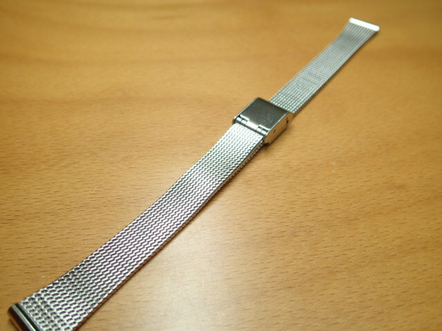 12mm 時計バンド(腕時計)ベルト12ミリ ステンレススチール ブレスレット メタル バンド ベルト 時計ベルト・バンド バネ棒 サービス付き 12mm 時計ベルト 525円で販売していますバネ棒をサービスでお付けします。