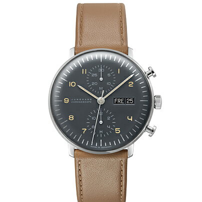 ユンハンス マックスビル バイユンハンス 腕時計 MAX BILL BY JUNGHANS Chronoscope 40mm マックスビル クロノスコープ 027 4501 01 正規商品 インポート・ウオッチ・オブ・ザ・イヤー2015-2016 受賞モデル お手続き簡単な分割払いも承ります。