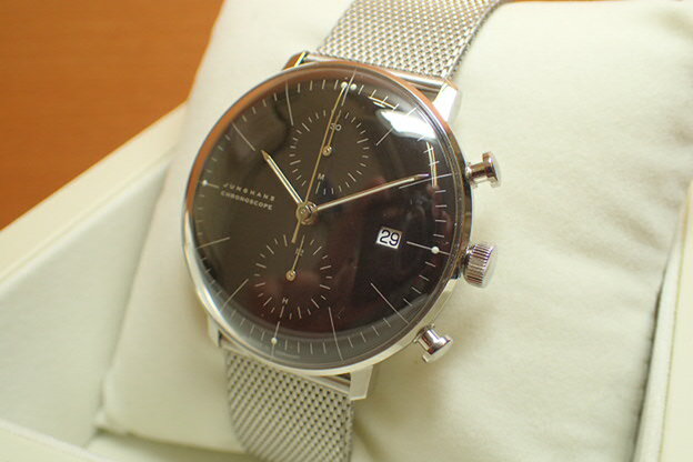 ユンハンス マックスビル バイユンハンス 腕時計 MAX BILL BY JUNGHANS Chronoscope 40mm マックスビル クロノスコープ 027 4601 00M 正規商品 お手続き簡単な分割払いも承ります。月づきのお支払い途中で一括返済することも出来ますのでご安心ください。