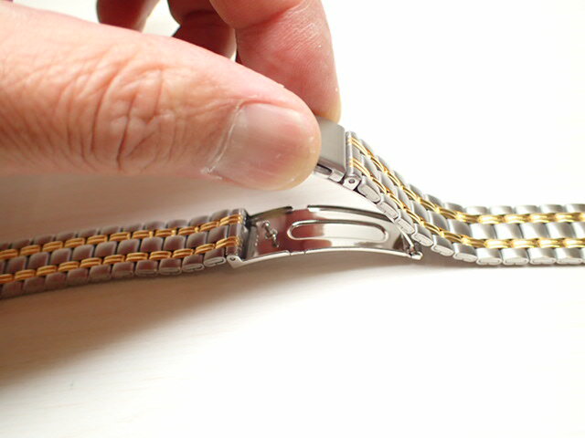 16mm 時計バンド(腕時計）ベルト16mm ステンレススチール ブレスレット メタル 時計ベルト・バンド バネ棒 サービス付き 16mm 時計ベルト 525円で販売していますバネ棒をサービスでお付けします