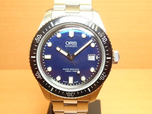 オリス 時計 ダイバース 65 ヘリテイジ 腕時計 Oris HERITAGE 73377204055M 送料無料 正規輸入品 ブルー(ネイビー)ダイヤル メタルブレスレット お手続き簡単な分割払いも承ります。月づきのお支払い途中で一括返済することも出来ますのでご安心ください。