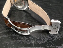 HAMILTONハミルトン時計ベルトバンドスピリットオブリバティー専用交換バンド牛革22mmブラウン(茶色)バックルつきH600324115