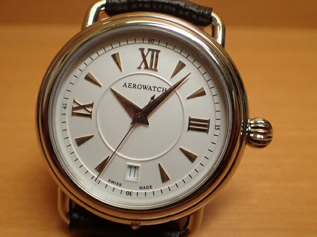 【あす楽】 アエロ ウォッチ オートマチック2 オニオンリューズ 腕時計 AERO WATCH Collection 1942 A60900AA07AERO WATCH アエロ ウォッチ 日本全国=北は北海道、南は沖縄まで送料0円 送料無料でお届けけします