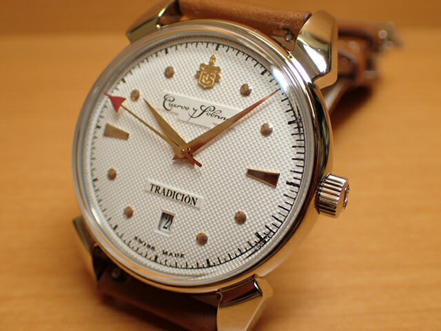 クエルボイソブリノス 腕時計 ヒストリアドール トラディション シルバーダイアル 正規商品 Ref.3195.1TR.S 世界限定本数は創業年の1882年にちなんで、各882本 クエルボ・イ・ソブリノス お手続き簡単な分割払いも承ります。