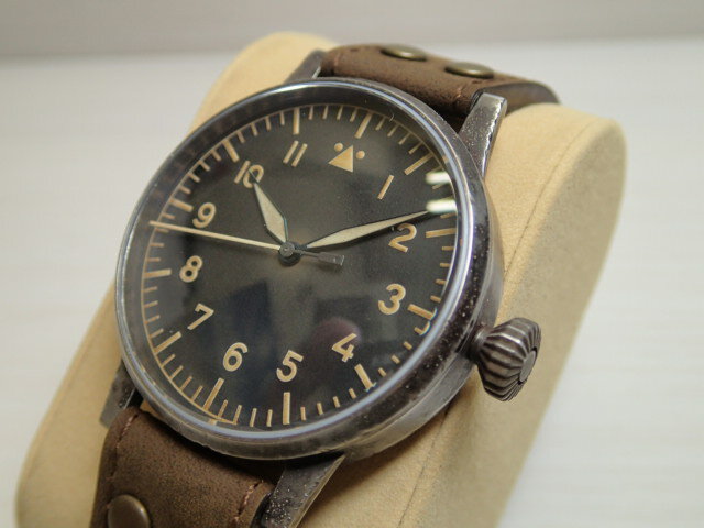 ラコ 腕時計 Laco 861931 アンティーク加工 ミュンスター エアブシュトゥック 自動巻き式 42mm Munster Erbstuck 861931優美堂のLaco ラコ腕時計はメーカー保証2年つきの正規販売店商品です。お手続き簡単な分割払いも承ります。