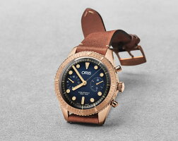 Orisオリスカール・ブラシアクロノグラフリミテッドエディション43mmメンズサイズ0177177443185-SetLS【正規輸入品】