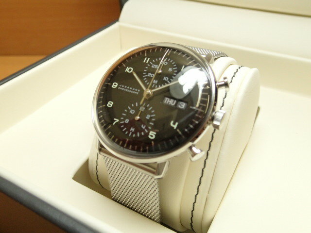 ユンハンス マックスビル バイユンハンス 腕時計 MAX BILL BY JUNGHANS Chronoscope 40mm マックスビル クロノスコープ 027 4500 45 正規商品 お手続き簡単な分割払いも承ります。月づきのお支払い途中で一括返済することも出来ますのでご安心ください。