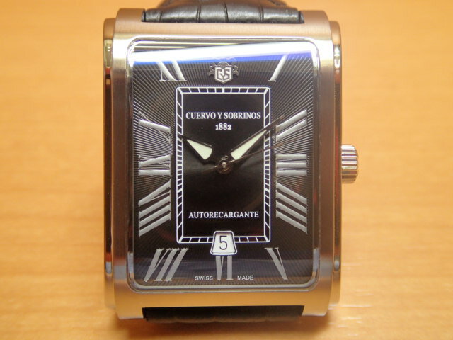 クエルボイソブリノス 腕時計 プロミネンテ クラシコ 正規商品 ブラック Ref.1015-1RN クエルボ・イ・ソブリノス お手続き簡単な分割払いも承ります。月づきのお支払い途中で一括返済することも出来ますのでご安心ください。