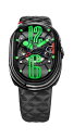 グリモルディ 腕時計（メンズ） グリモルディ 腕時計 GTO ブラックレザーベルト メンズ GRIMOLDI Gran Tipo Ovale SSSHICE612SL-BK1962年〜1964年にわずかに製造されたフェラーリ250GTOにオマージュした腕時計 お手続き簡単な分割払いも承ります。