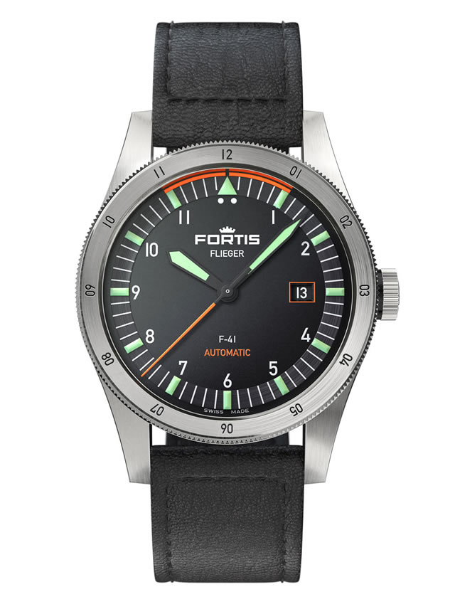 フォルティス FORTIS フォルティス フリーガー F-41 オートマティック レザーベルト仕様 腕時計 41mm Ref.F.422.0009 【日本正規代理店商品】お手続き簡単な分割払いも承ります。