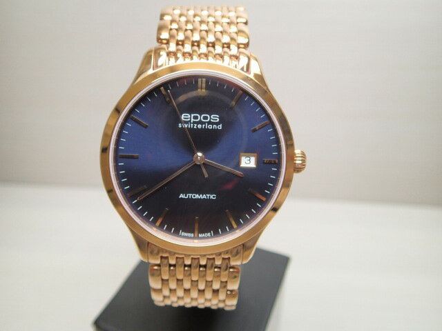 エポス 腕時計（メンズ） EPOS エポス 腕時計 自動巻き ORIGINALE オリジナーレシリーズ 3420RGPBLM 40mm