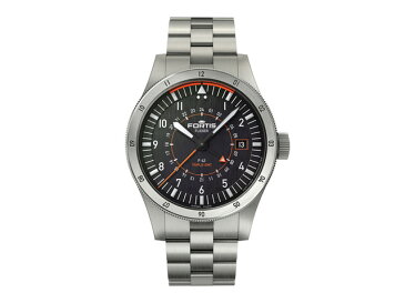 FORTIS フォルティス フリーガー F-43 トリプルGMT ステンレススチールブレスレット仕様 腕時計 43mm Ref.F.426.0000 【日本正規代理店商品】お手続き簡単な分割払いも承ります。