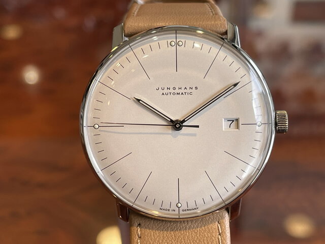 ユンハンス マックスビル バイユンハンス 腕時計 MAX BILL BY JUNGHANS Automatic 38mm マックスビル オートマチック 027 4002 00B 正規商品 お手続き簡単な分割払いも承ります。月づきのお支払い途中で一括返済することも出来ますのでご安心ください。